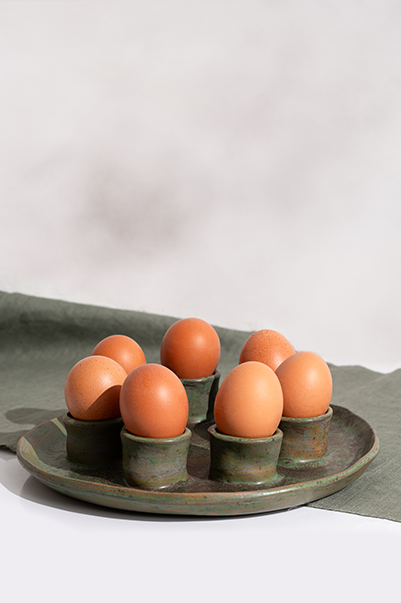 Kiaušinių molinis dėklas