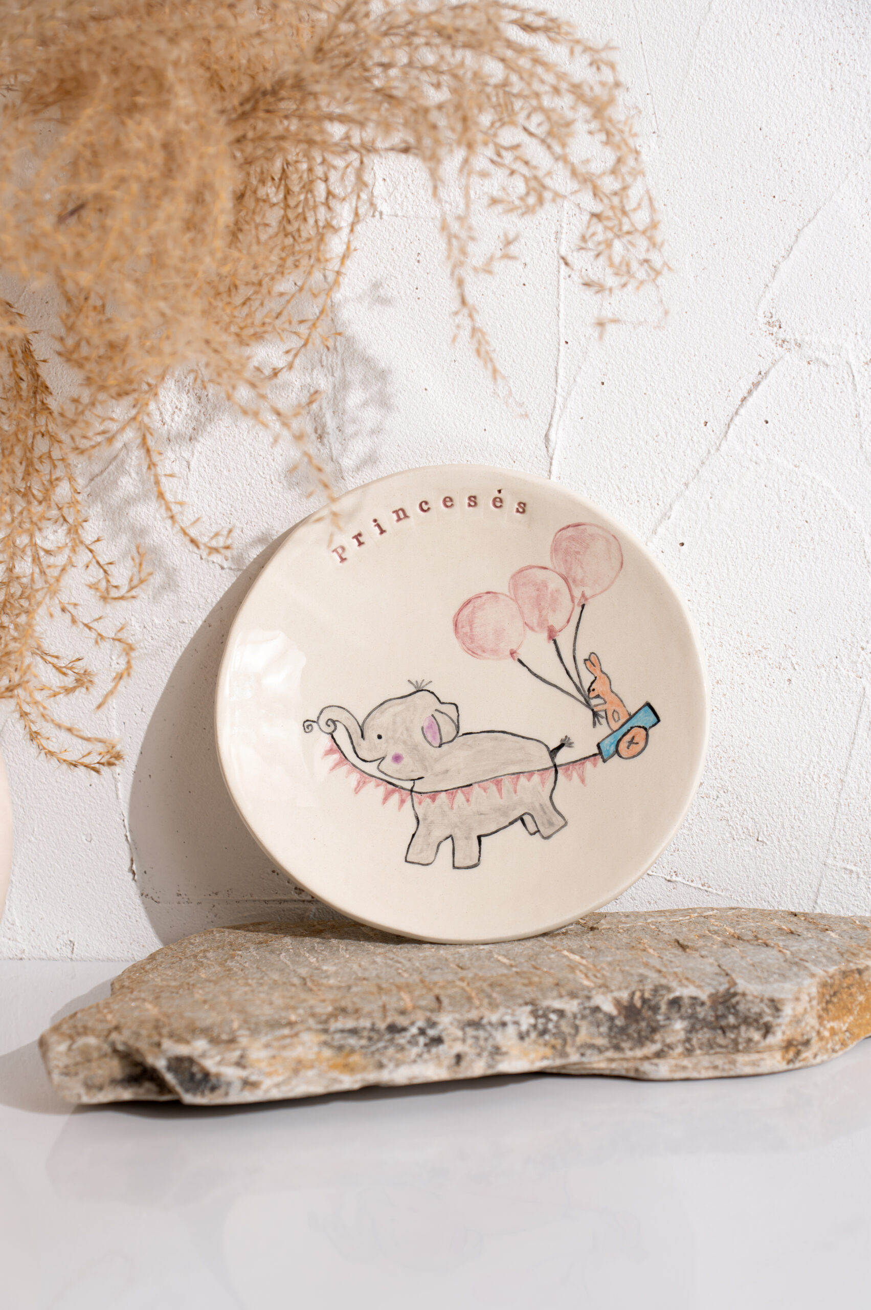 Keramikinė lėkštė  "Balionų nuotykis"