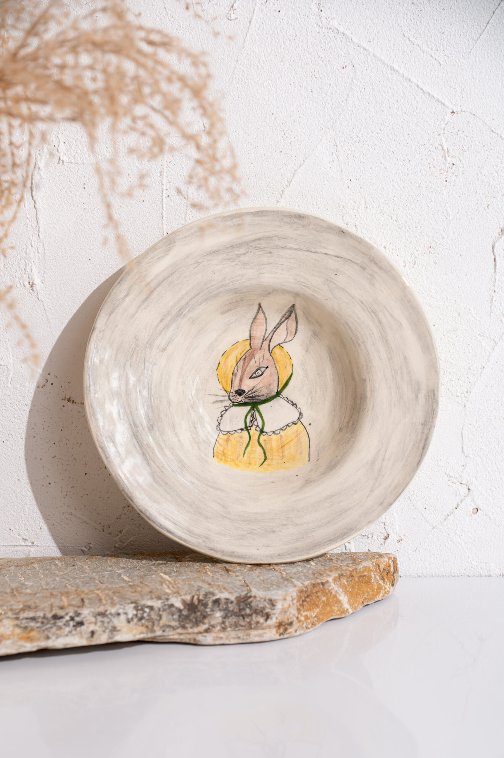 Keramikinė lėkštė "Panelė ŽŪ"