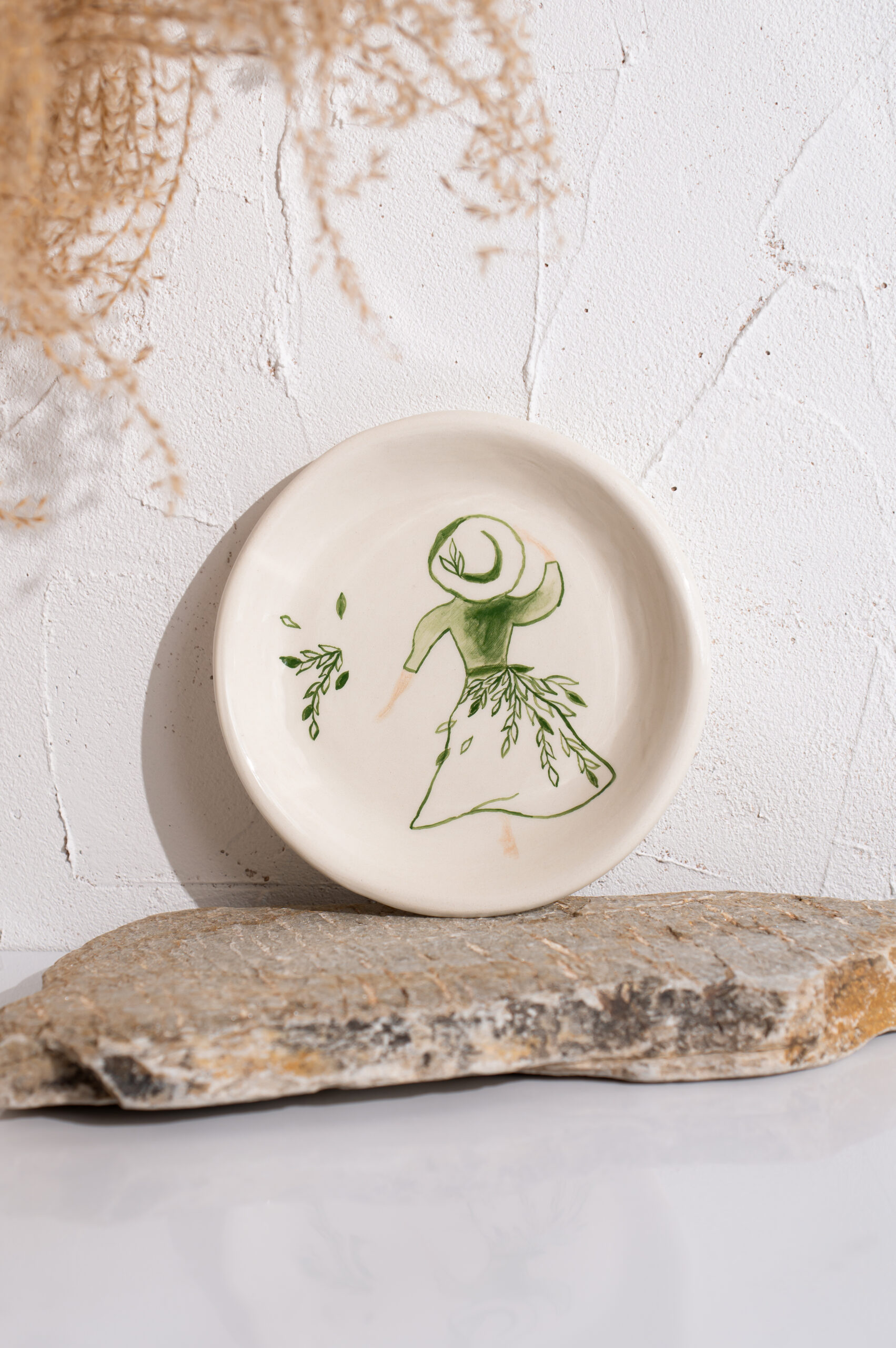 Keramikinė lėkštė "Vėjų šokėja"