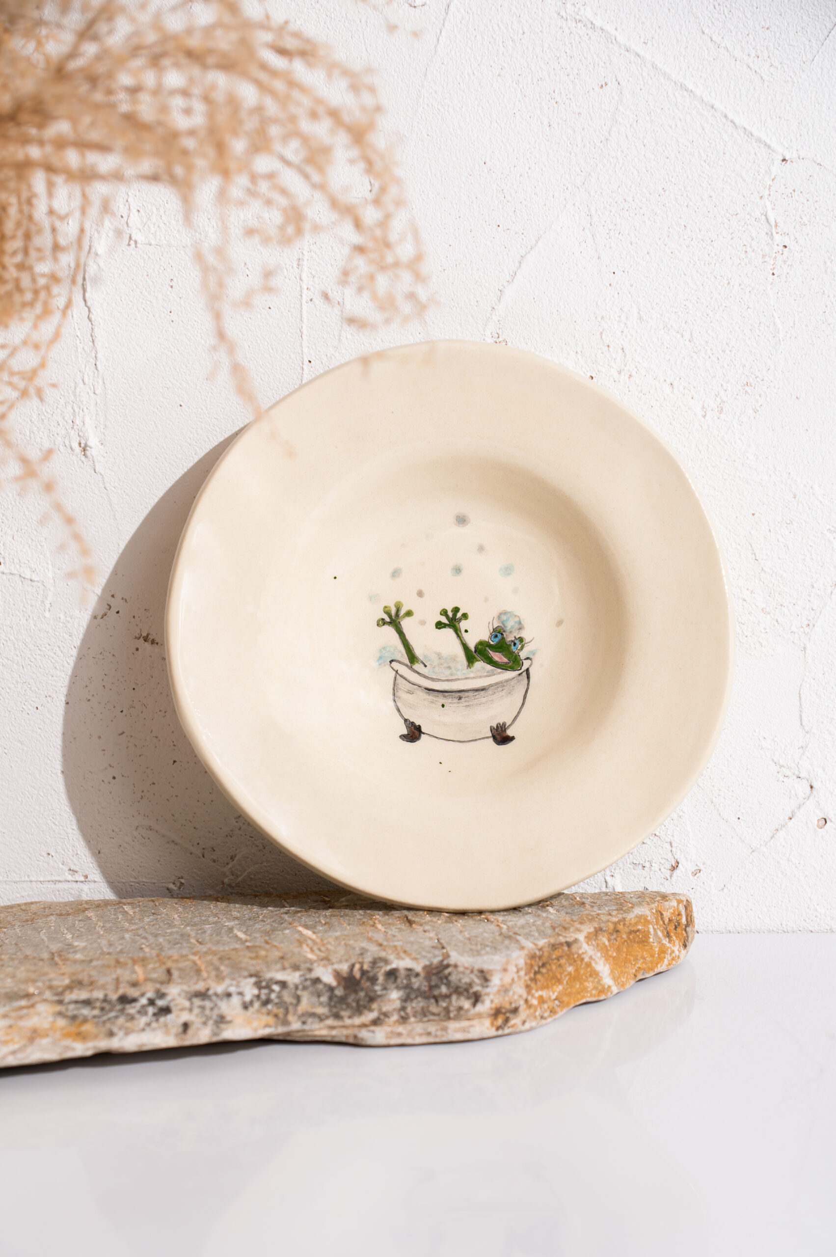 Keramikinė lėkštė "Burbulų mada"