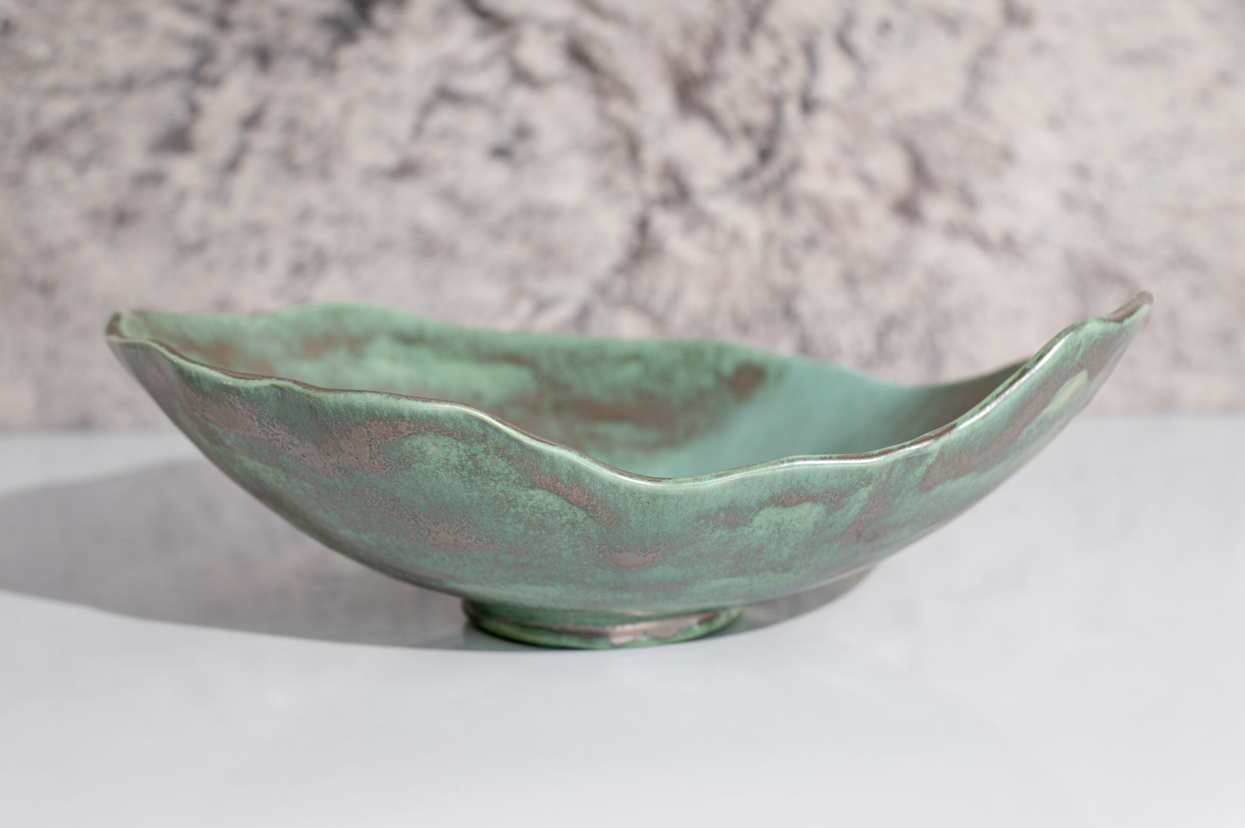 Rankų darbo didelis dubuo  "Obels svaja"