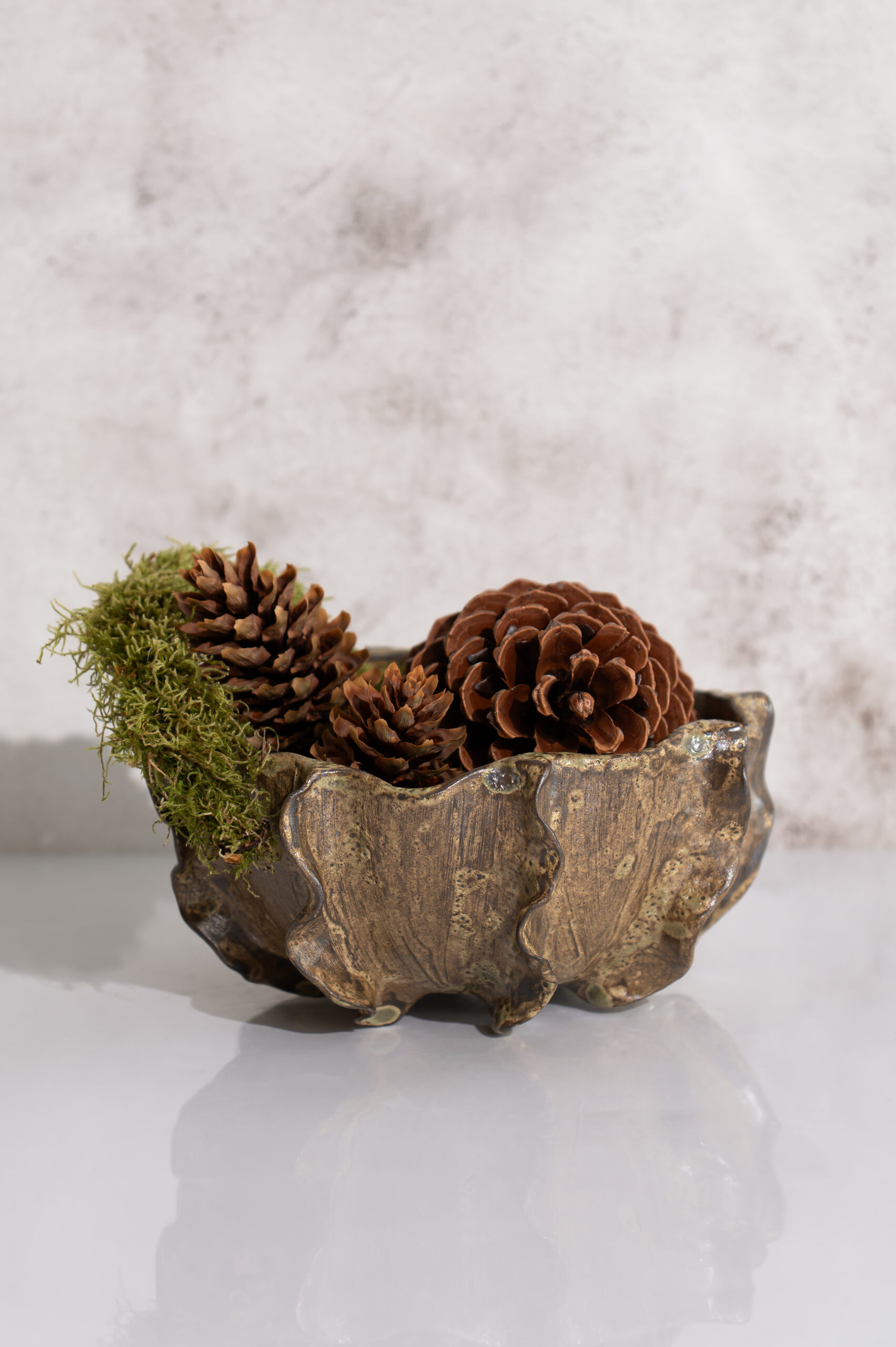 Keramikinis dubenėlis "Ugnikalnio širdis"