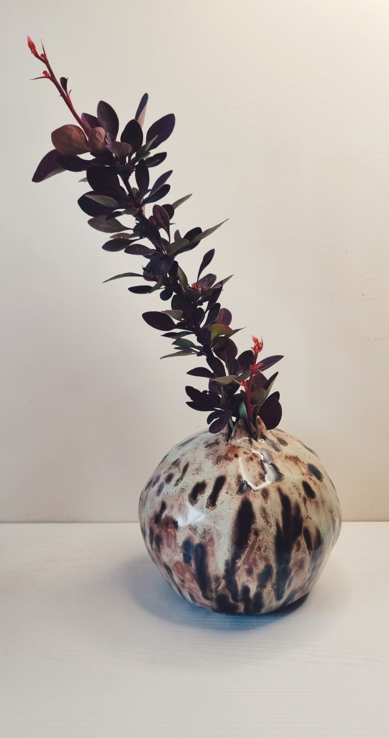 Keramikinė vaza - "Rūko vaisius"